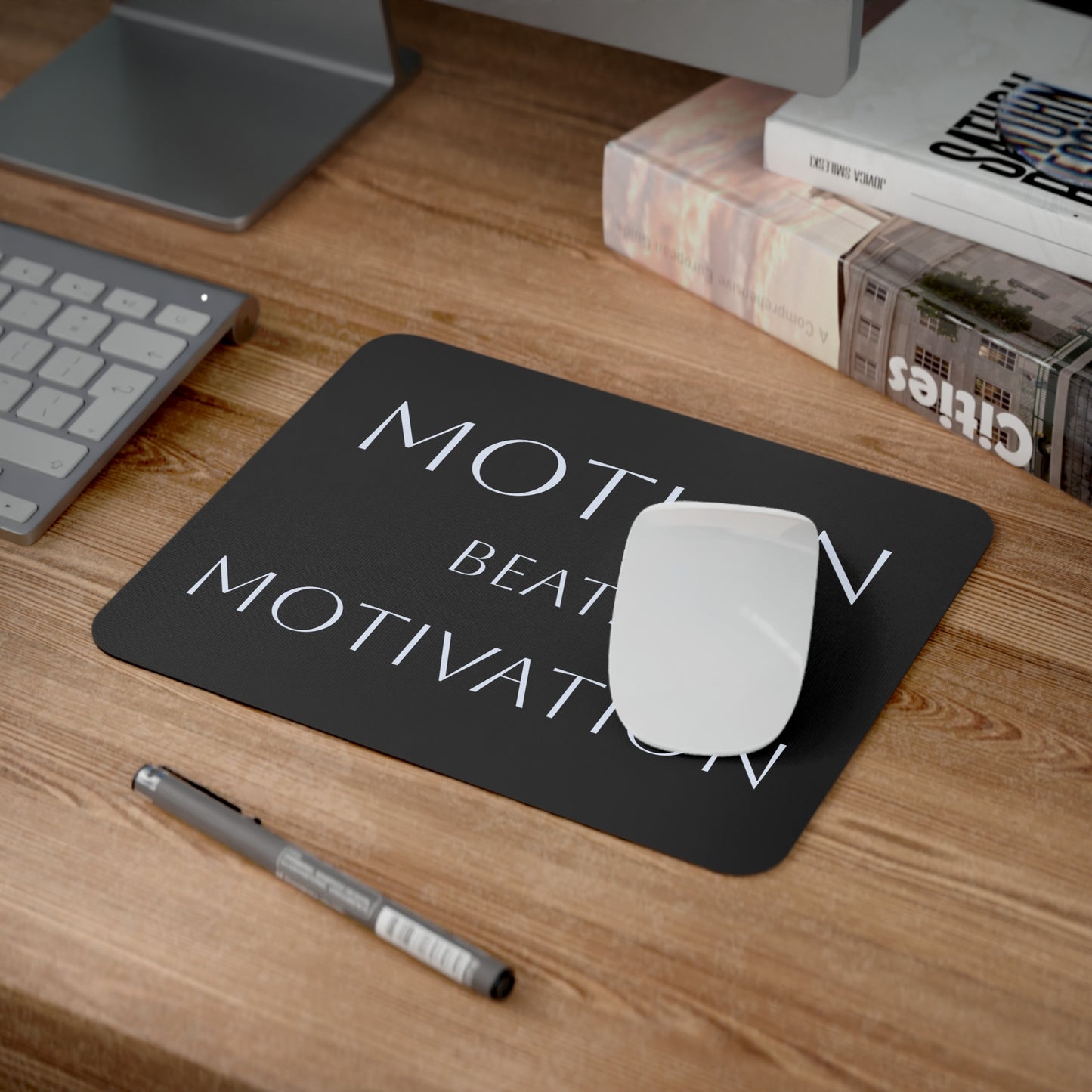 Desk Mouse Pad 'Motion beats Motivation'