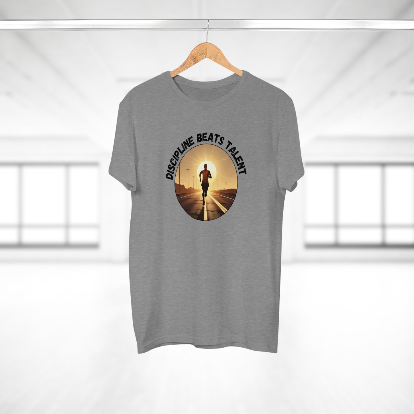 Discipline Beats Talent – Motivational Sports Shirt