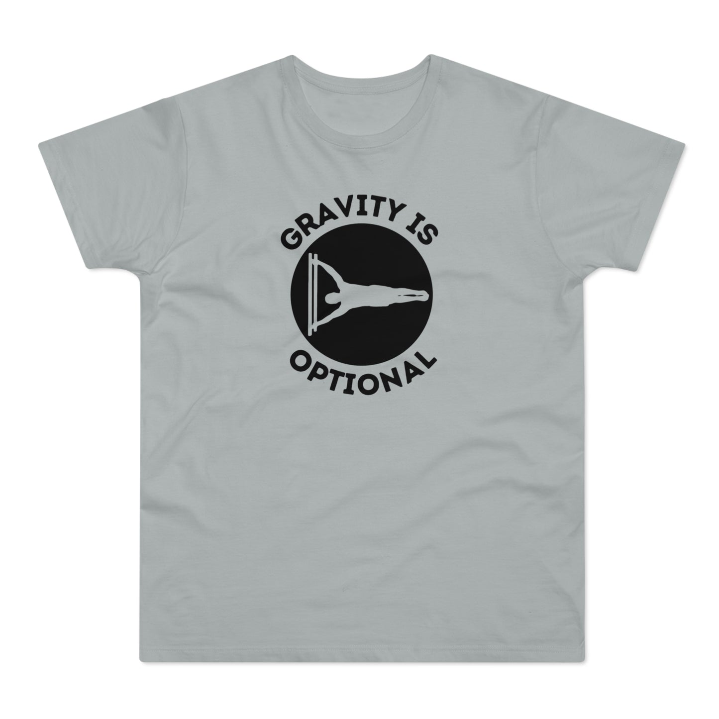 Calisthenics Shirt - 'Gravity is optional" Human Flag Men's Jersey