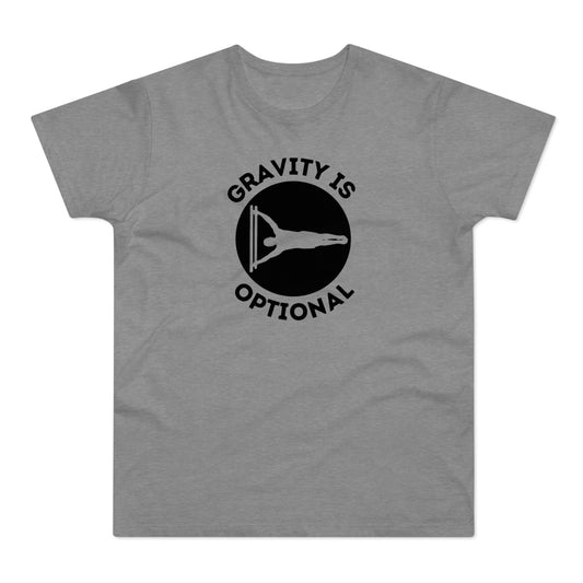 Calisthenics Shirt - 'Gravity is optional" Human Flag Men's Jersey